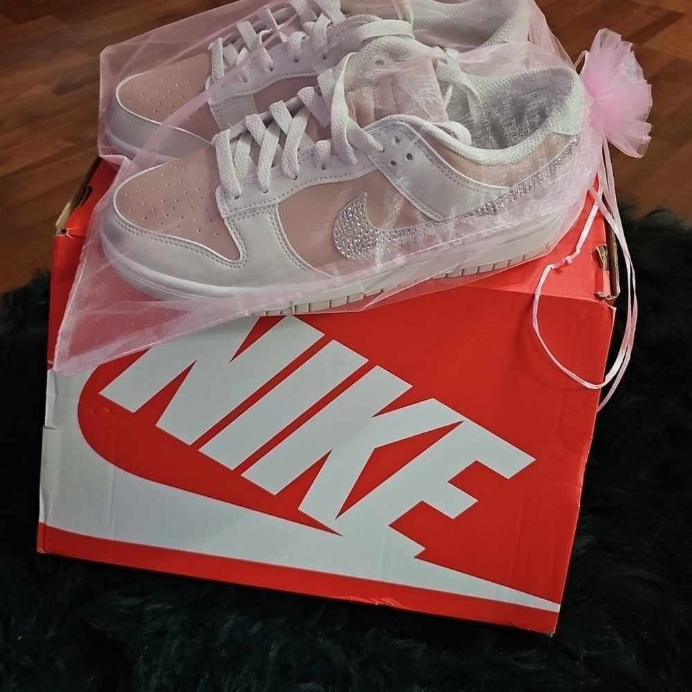 Bling Nike Dunk Low W/Swarovski Crystals - Picture 10 of 13